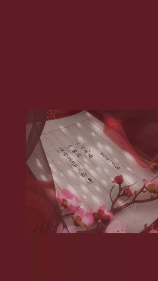 红色系壁纸