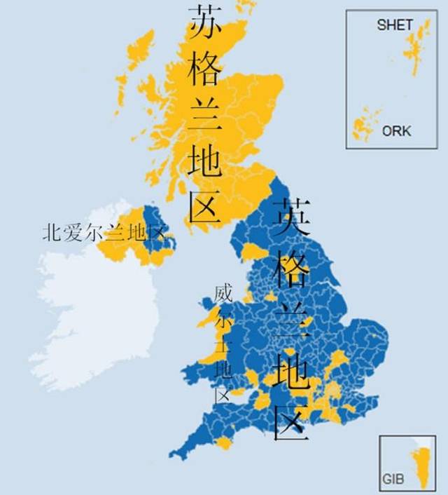英格兰集中了英国本土84.