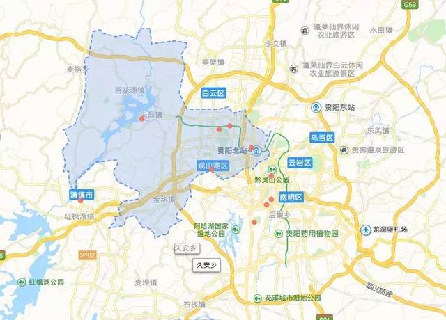 贵阳市观山湖区地图位置