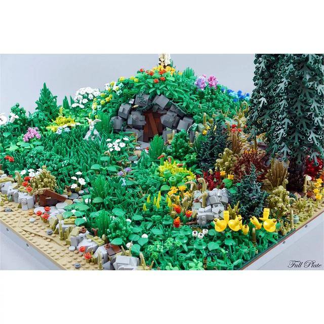 lego乐高moc佳作欣赏 草木怡人的植物乐高作品集