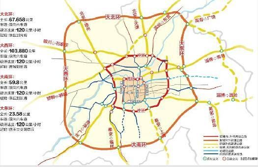 济南大南环,大北环线路走向公示 四大外环定"脉络"