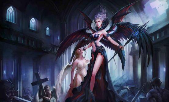 堕天使路西法是掌管"傲慢之罪"的恶魔,但她曾经是最美丽的女神