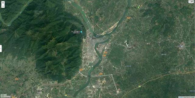 桂平市区1公里高度卫星图图片