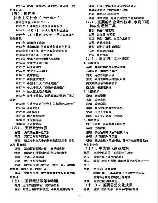 历史大事记 高中图片