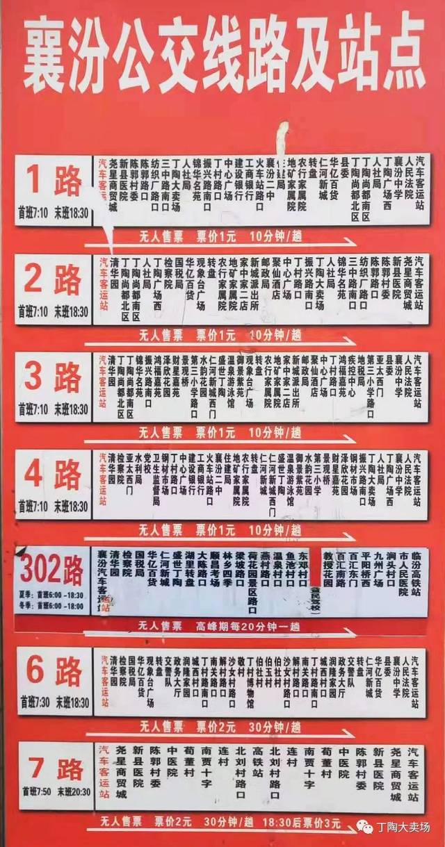 襄汾路线图公交线路老乡站