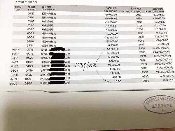 李老太的银行刷卡记录10个月办了200余万元的项目李女士的老伴曲先生告诉
