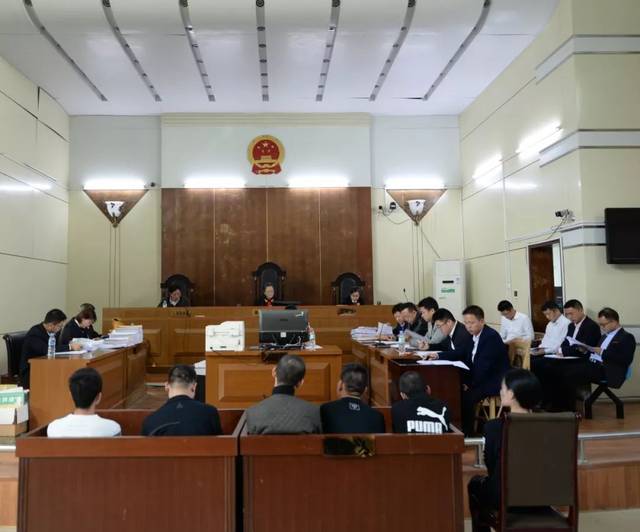 会昌法院公开开庭审理"肉霸"恶势力犯罪集团案件
