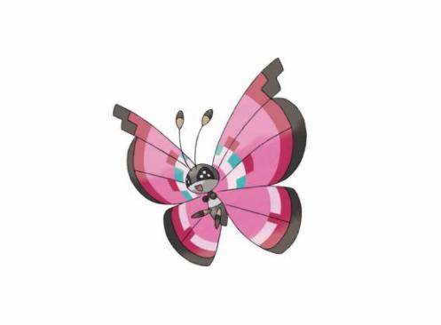 可梦》图鉴666:对战典型的催眠蝶舞使用者--彩粉蝶