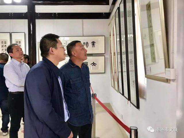 徐贵明"翰墨抒怀"书法展在唐闸古镇开展