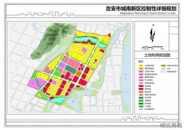 吉安市将面临新一轮腾飞,城南新区控制性详细规划(调整)公示