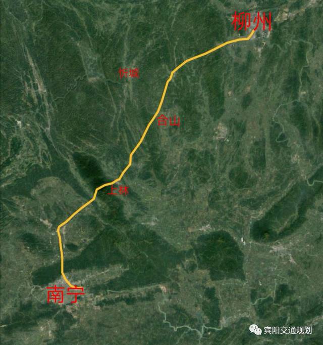 南衡高铁三条站点规划线路猜想"宾阳西站"牵动百万人的心