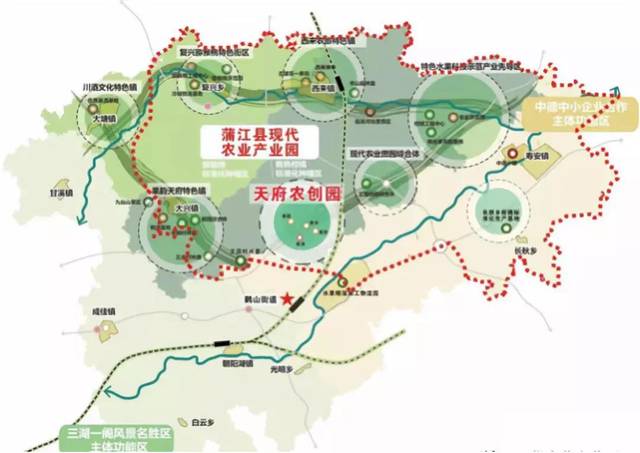 蒲江现代农业产业园,从25亿投资到100亿年产值的蝶变之路!