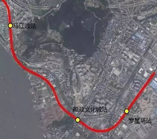 路下已预留规划公牛交通工程其实早在去年12月29日,马尾区轨道马尾港口接线图解图片