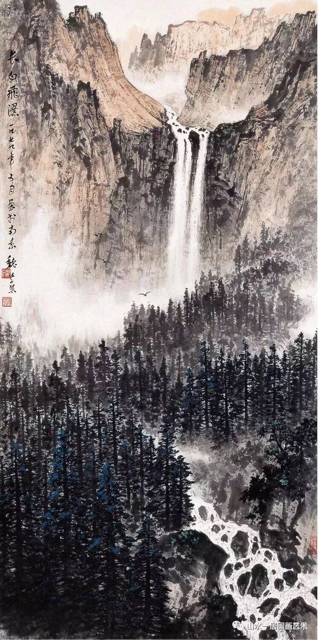 魏紫熙百幅精品山水画欣赏