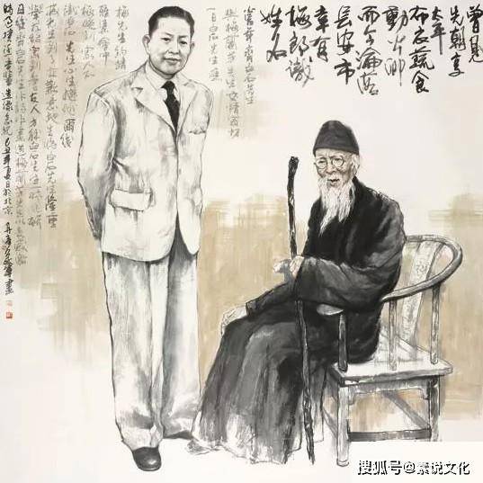 原创齐白石送梅兰芳一幅画,外加28个字,展现了他的高情商