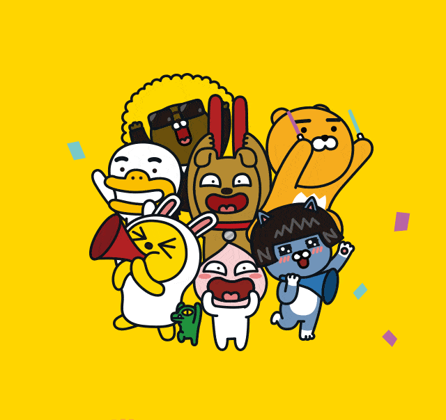 kakao friends 是韩国版的