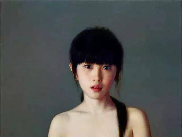 李贵君女人体油画《花季 李贵君非常喜欢画裸体少女 尤其是十七八