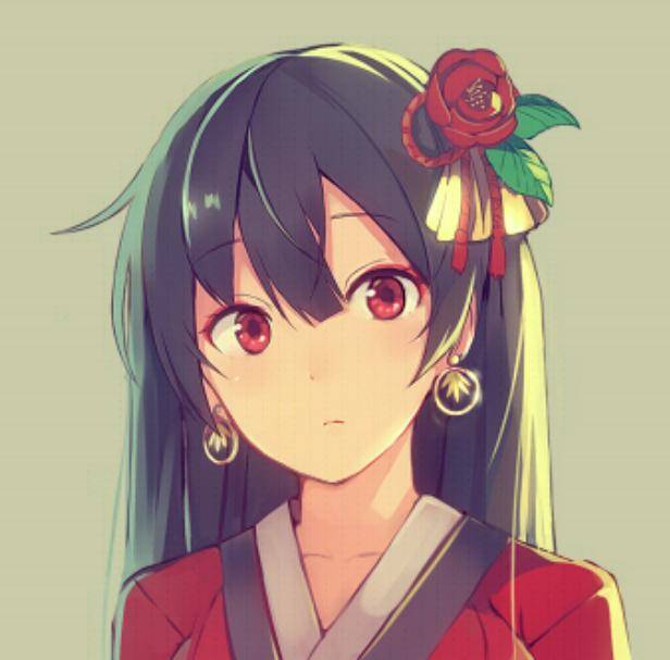 原创可爱的动漫头像:花枝招展的少女,笑容甜美的她们对未来充满了希望