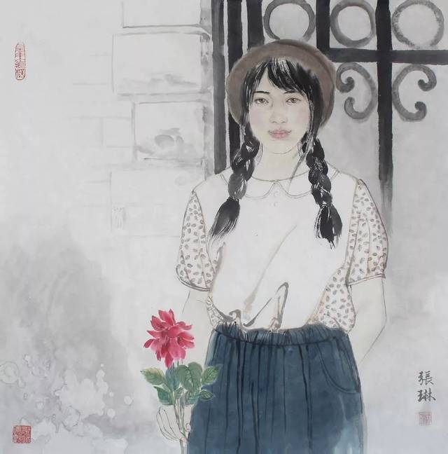 当代工笔画坛八位女画家,人美,画更美!