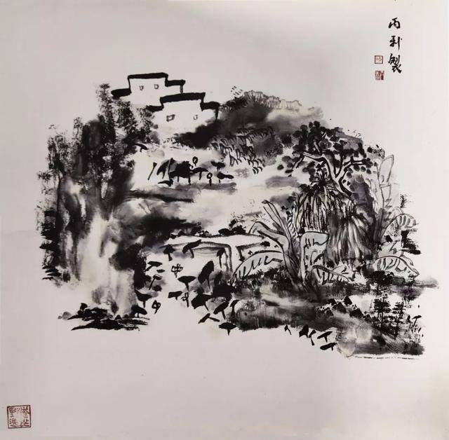 丙利写生记笔墨随当代,2009年各地风景所见印象