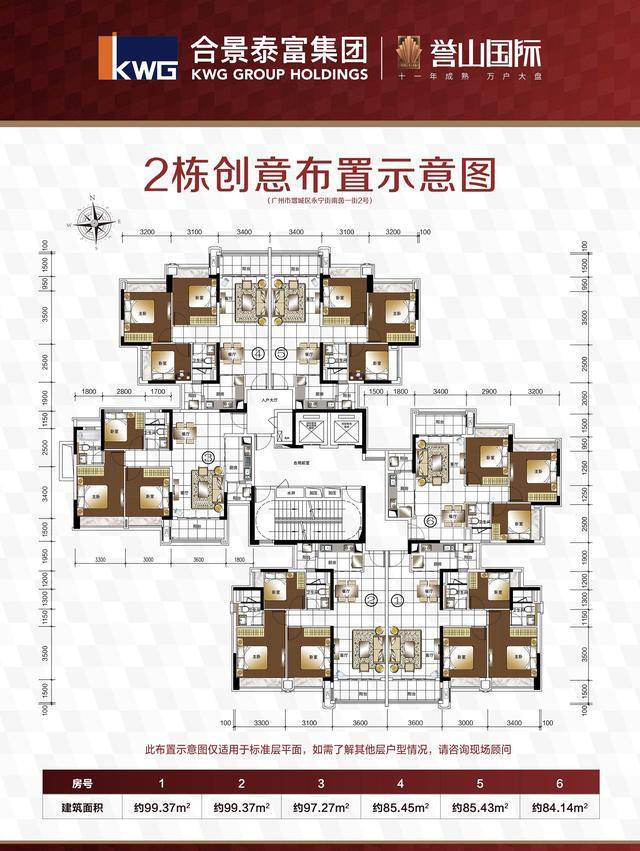 省一级学校入驻?合景誉山国际全新2栋84-99方17000元/方起