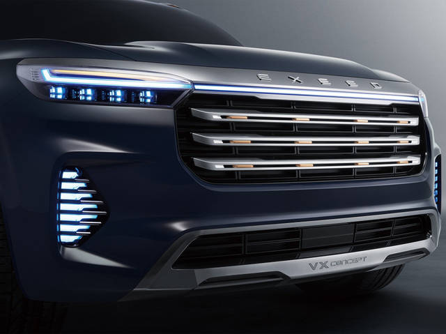 奇瑞奇瑞星途品牌打造的旗舰suv:vx概念车官图发布,比汉兰达更霸气