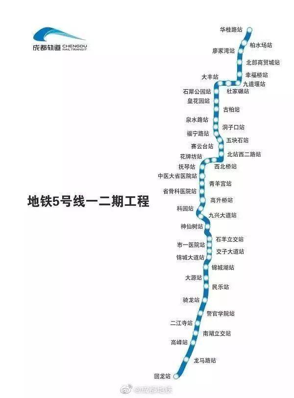 地 铁5号线 详细线路