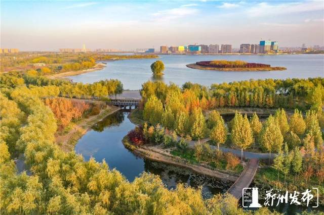 市民近郊游玩的最佳选择之一郑州北龙湖湿地公园渐渐成为投入在不断