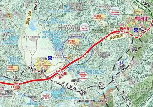 梅龙高铁最新消息:径南先期开工段(梅兴亭隧道)施工招标!