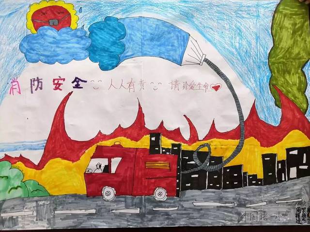 绘梦火焰蓝——株洲市少儿消防绘画大赛获奖作品揭晓!