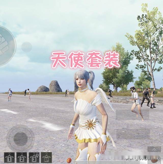 日韩服的衣服来到了国际服,天使套装宛如"吉利服"!