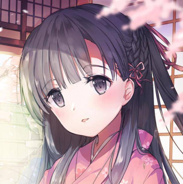二次元和风女头像,气质高雅,楚楚动人的小姑娘,总是那么受欢迎呀!
