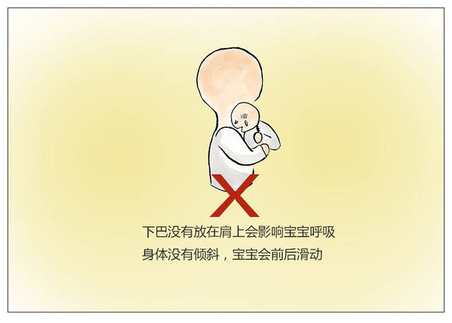 新生宝宝拍嗝要这么拍才舒服我继续画给你看
