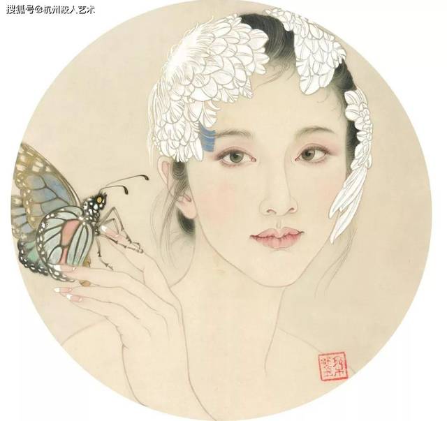 鲛人艺术 ▏解析中国肖像画的发展历史——工笔肖像画