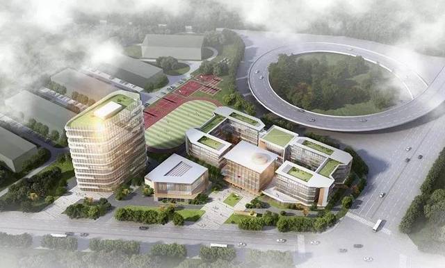 图|曲江第五小学所在位置路标 学校预计开设6个班,新增学位1620个.