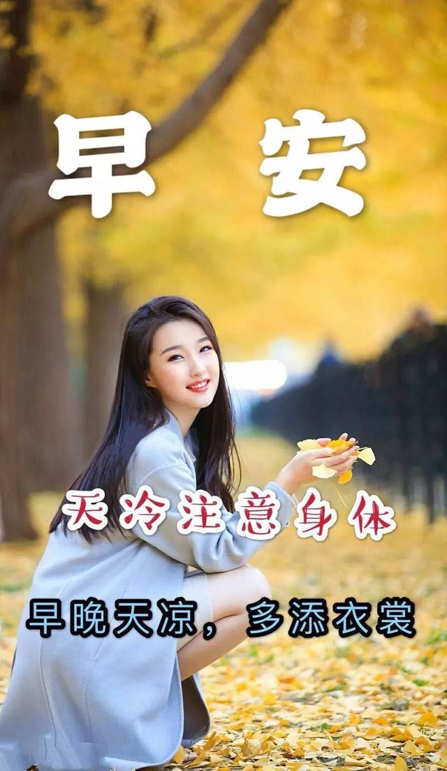 11月早晨好的问候语和图片 早晨好表情包简单句子