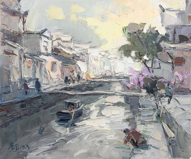 婺源李坑街景之一 60x50cm 2019