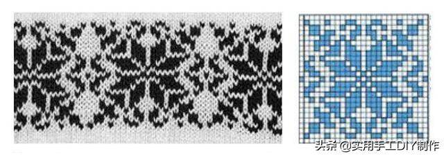 「针织图案」这些漂亮的提花图案,可用于编织或刺绣