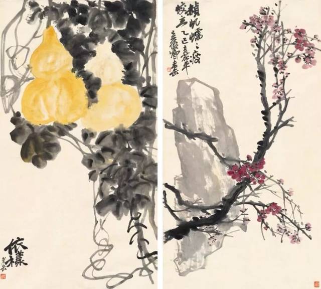 吴昌硕(1844~1927) 花卉·葫芦