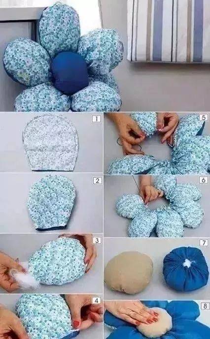 用旧衣服就能做做漂亮又实用的抱枕,附11种抱枕的手工