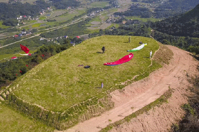 长沙九峰山滑翔伞基地/长沙近郊滑翔伞基地/距黑麋峰森林公园3公里