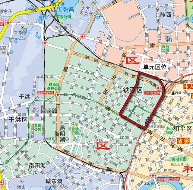 铁西区三角地,工人村等7个单元 控制性详细规划批后公布