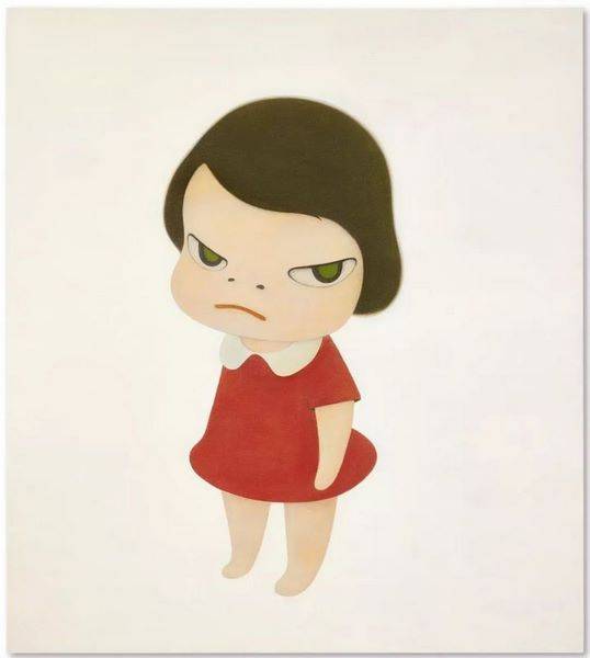 日本艺术家奈良美智《背后藏刀》