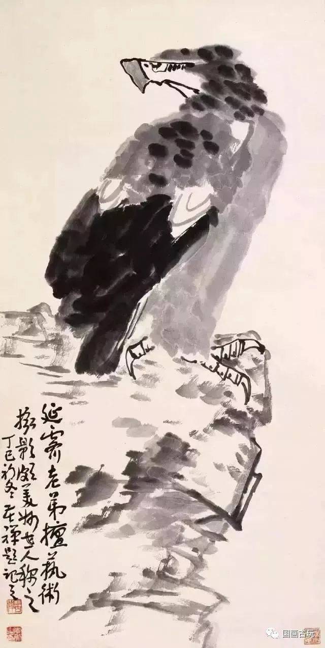 齐白石,李苦禅,潘天寿等八位大师画鹰,究竟谁技高一筹