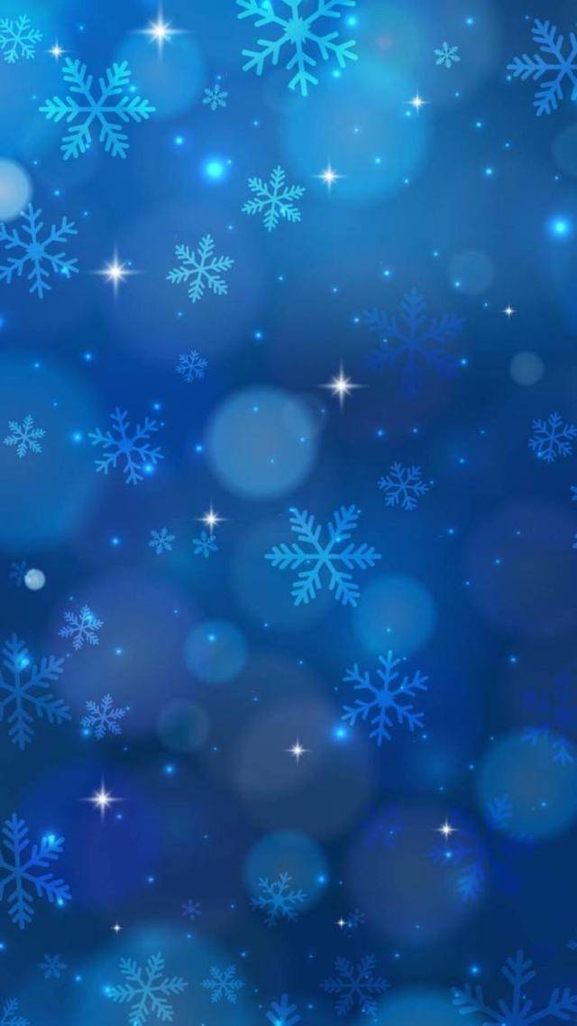 原创你那里下雪了吗?14款创意雪花高清手机壁纸,等你带走