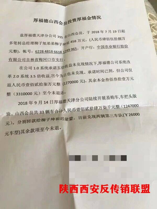 被骗49800民间互助理财传销经过