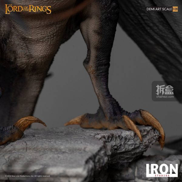 iron studios《指环王/魔戒》戒灵龙1:20场景雕像