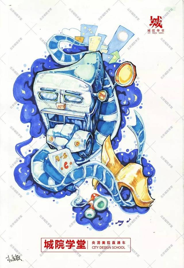 【北京城院学堂】央美2019年高分卷超强解析!