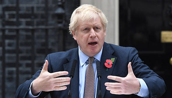 约翰逊任英国首相图片