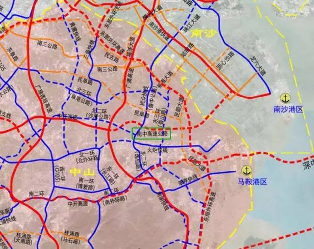 194亿,南中高速正式公示,中山—南沙—深圳将无缝连接!